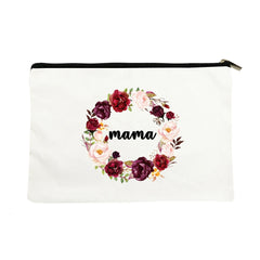 Flowers Mama Women Cosmetic Bag Lipstick Storage Makeup Pouch Handbag