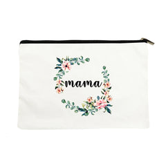 Flowers Mama Women Cosmetic Bag Lipstick Storage Makeup Pouch Handbag