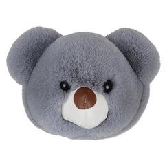 Fluffy Rabbit Fur Bear Messenger Bag For Women Girls Plush Bears Zipper Handbags