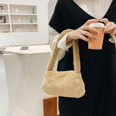 Fluffy Shoulder Messenger Bag Plush Soft Crossbody Bags Women Totes Bags
