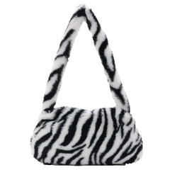 Fluffy Shoulder Messenger Bag Plush Soft Crossbody Bags Women Totes Bags