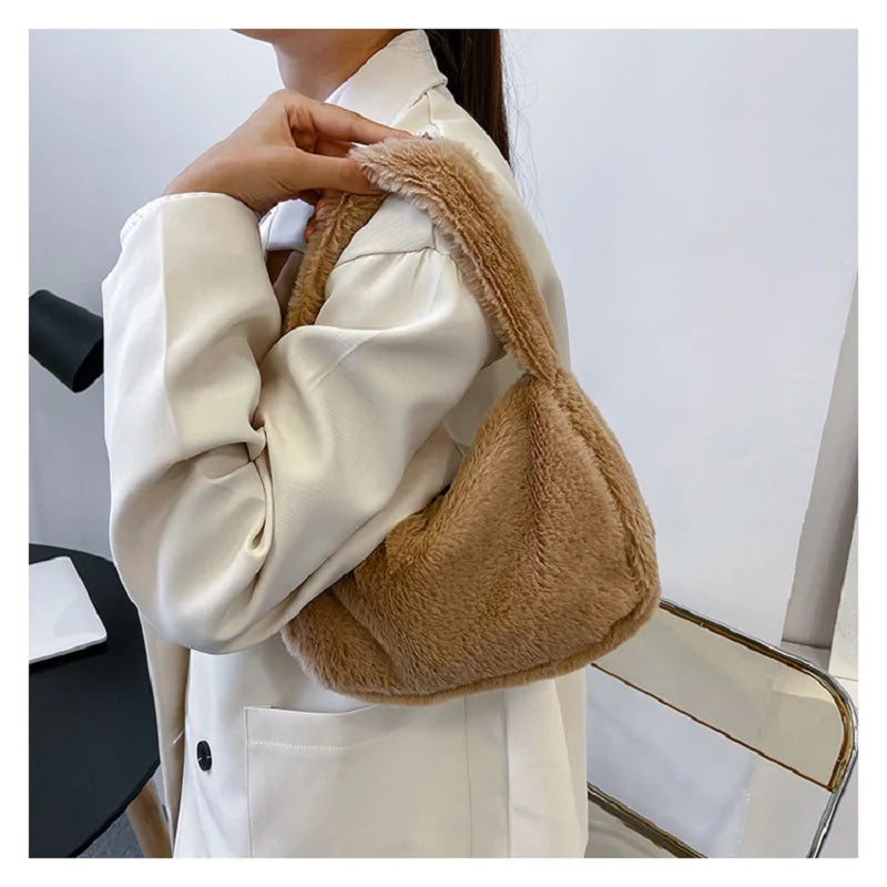 Fluffy Bag Handtasche Damen Tote Bag Handtassen Dames Woman Bag