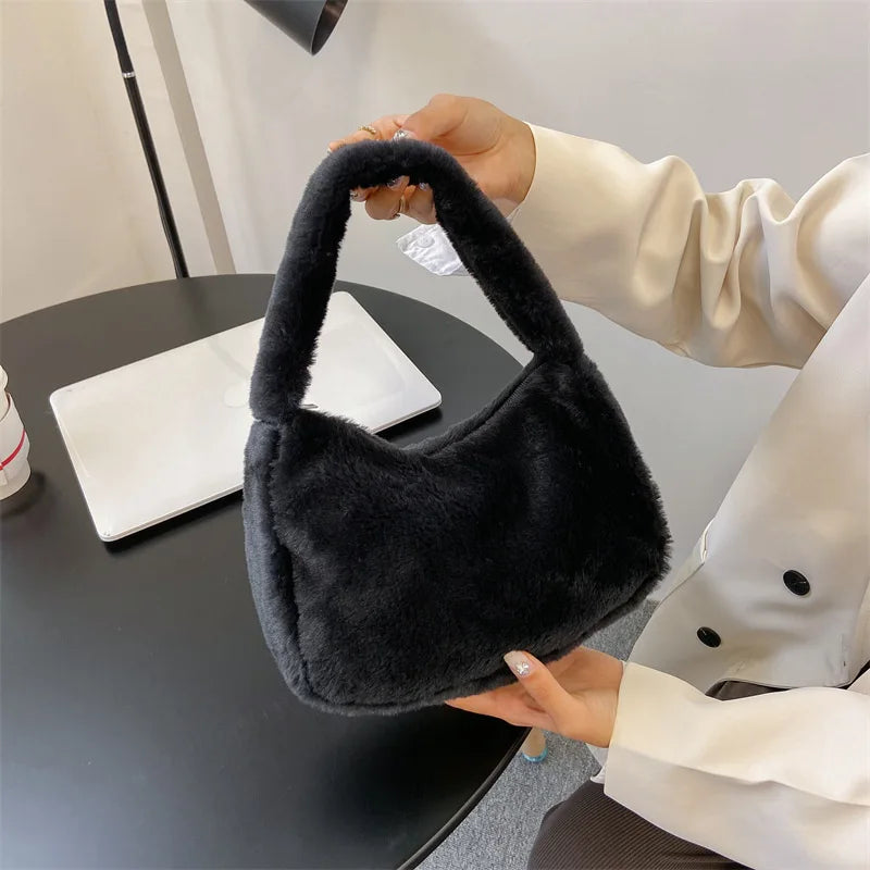 Fluffy Bag Handtasche Damen Tote Bag Handtassen Dames Woman Bag