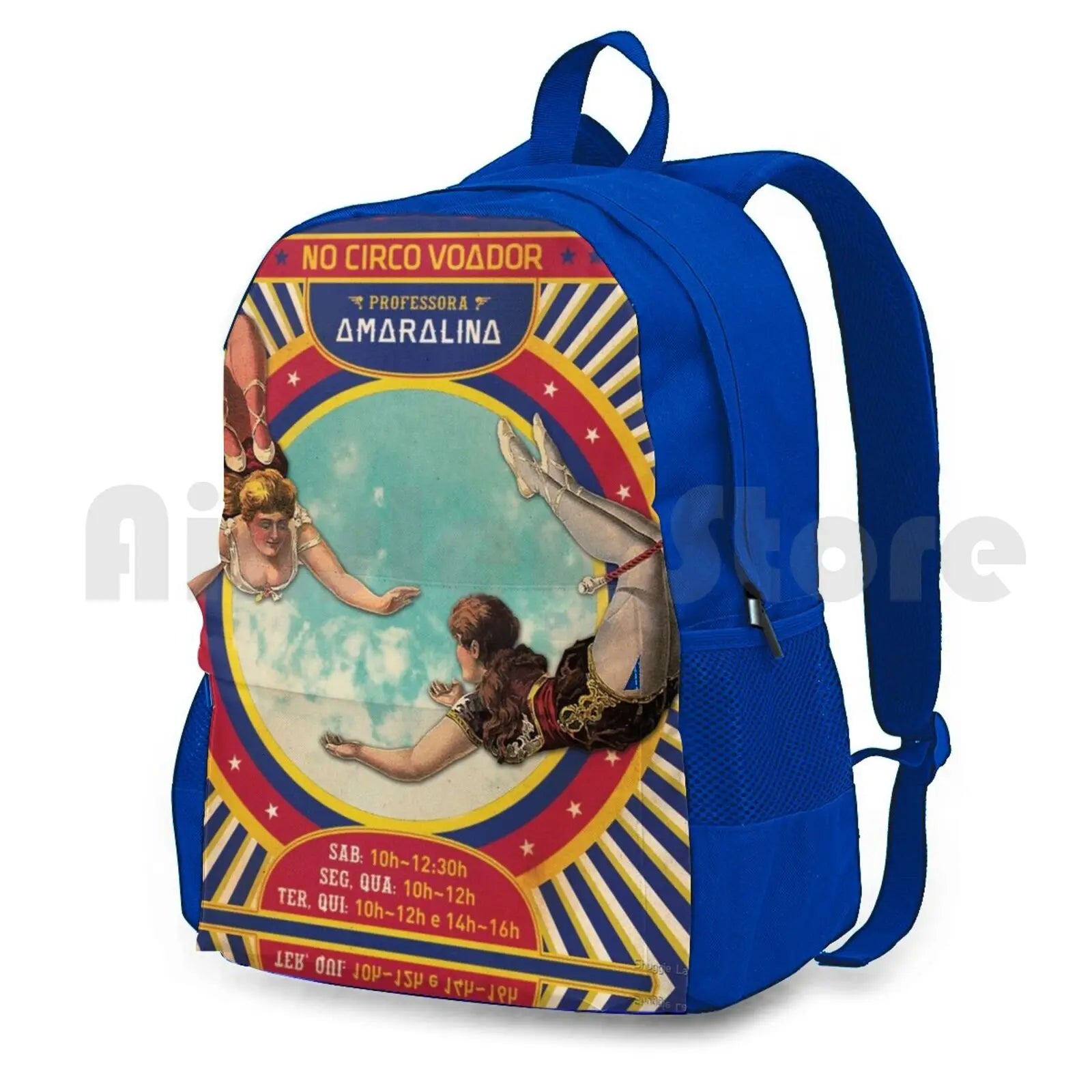 Vintage Couple Acrobatic Outdoor Hiking Backpack