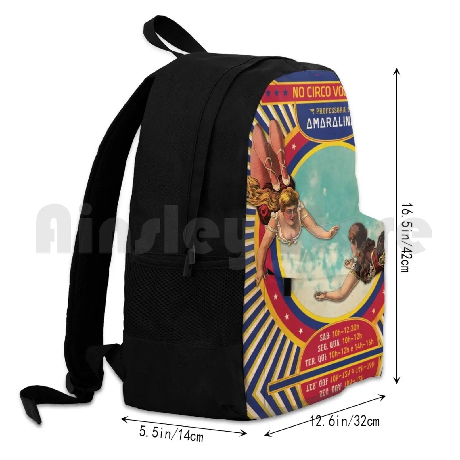 Vintage Couple Acrobatic Outdoor Hiking Backpack