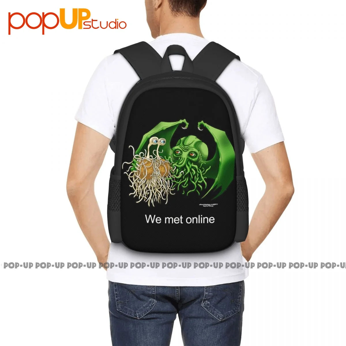 FSM Backpack Portable Storage Bag Outdoor Running