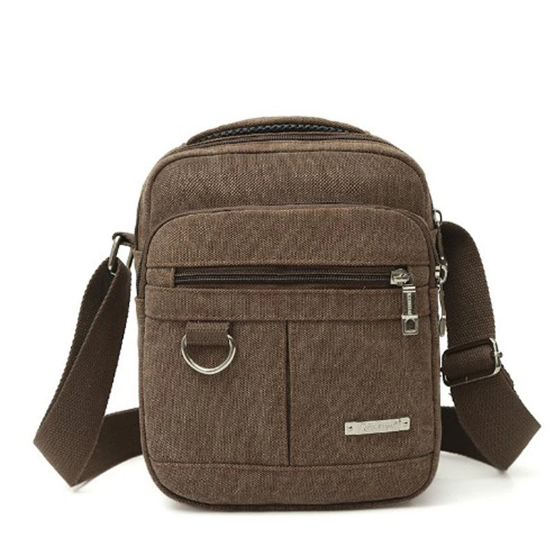 Men Shoulder Bag Canvas Handbag Messenger Bag Casual Travel School Bags