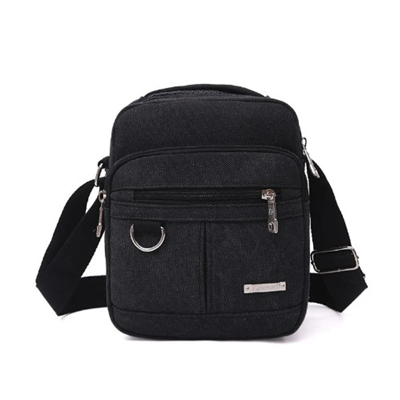 Men Shoulder Bag Canvas Handbag Messenger Bag Casual Travel School Bags