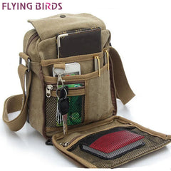 Canvas Men Messenger Bag Shoulder Travel Bag LM0001