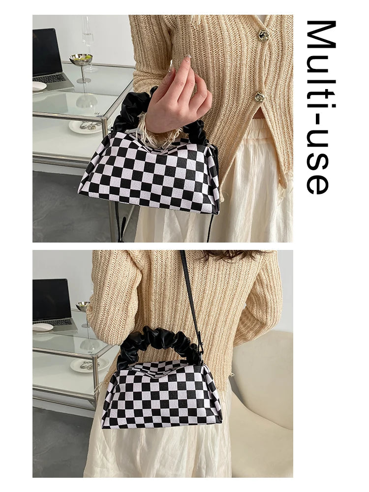 Small PU Leather Crossbody Sling Bag for Women
