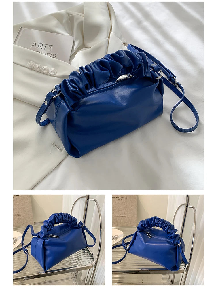 Small PU Leather Crossbody Sling Bag for Women