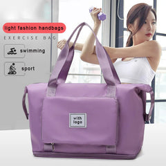 Large Capacity Gym Shoulder Bag Women's Yoga Sport Crossbody Tote