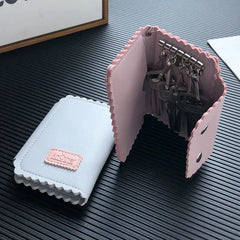 Foldable Key Wallet Unisex Patchwork Car-key Holder Housekeeper Keychain
