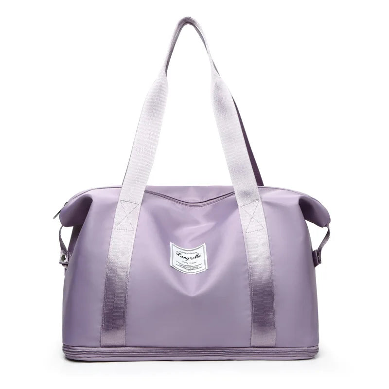 Large Capacity Ladies Gym Bag Shoulder Bag Yoga Sports Messenger Bag