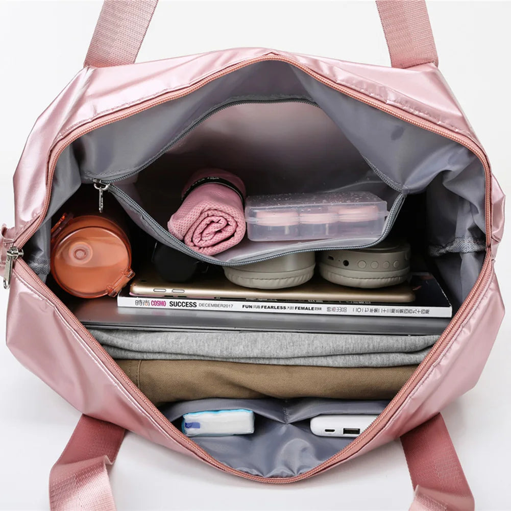Large Capacity Waterproof Duffel Travel Bag for Women