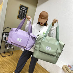 Large Capacity Foldable Travel Bag Tote Carry On Luggage Handbag