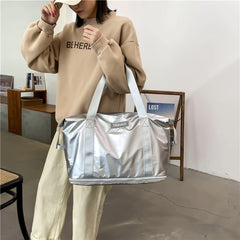 Large Capacity Foldable Travel Duffel Bag Men Women Tote Luggage Handbag