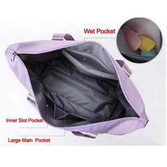 Large Capacity Women Gym Bags Shoulder Bag Training Travel Handbag