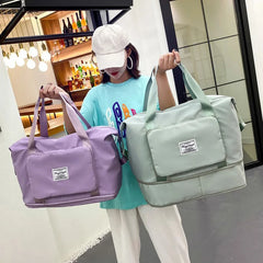 Women Gym Bags Yoga Sport Tote Bag Large Capacity Shoulder Bag