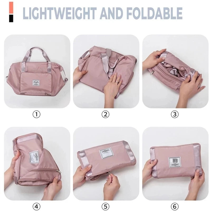 Large Capacity Women Gym Bags Shoulder Bag Training Travel Handbag