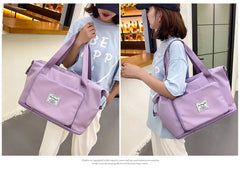 Large Capacity Women Gym Bags Shoulder Bag Training Travel Handbag
