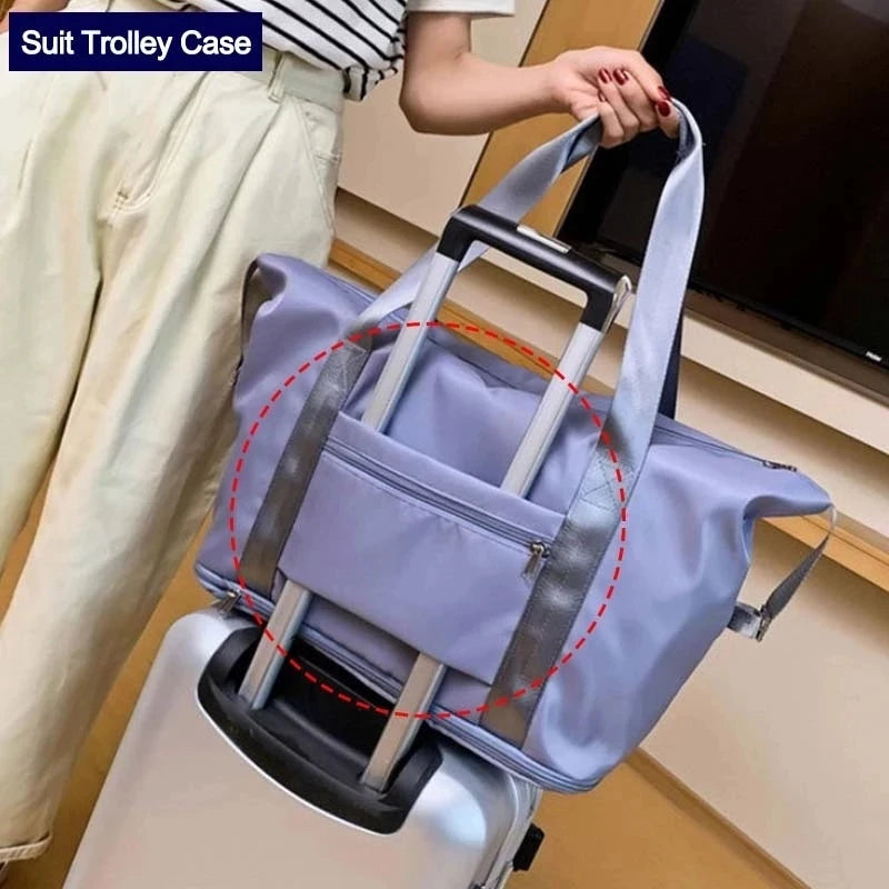 Large Capacity Women Gym Bags Shoulder Bag Training Travel Handbag