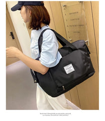 Large Capacity Women Gym Bags Shoulder Bag Training Travel Handbag