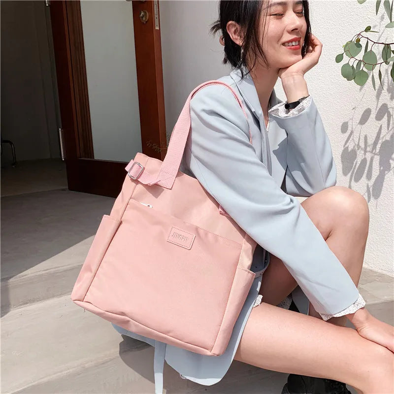 Large Capacity Women Shoulder Totes Bag Casual Travel Handbags