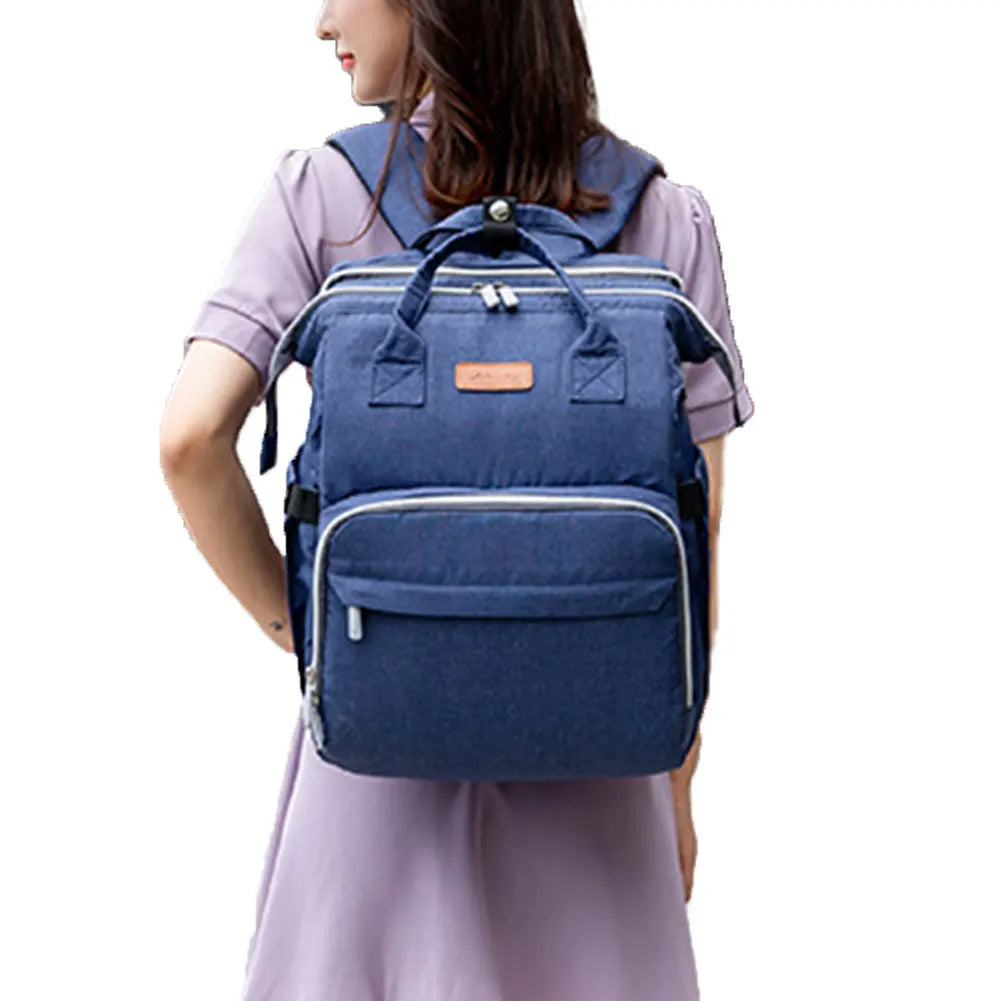 Foldable Mommy Bag Baby Bed Multifunction Backpack