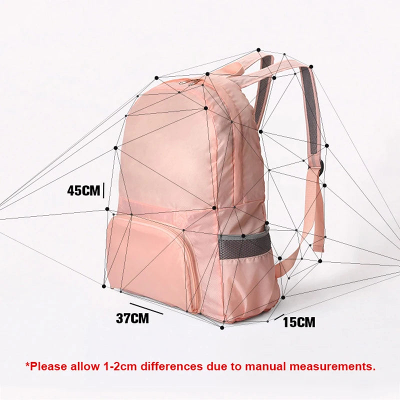 Foldable Multifunctional Travel Backpack Outdoor Shoulder Waterproof Hiking