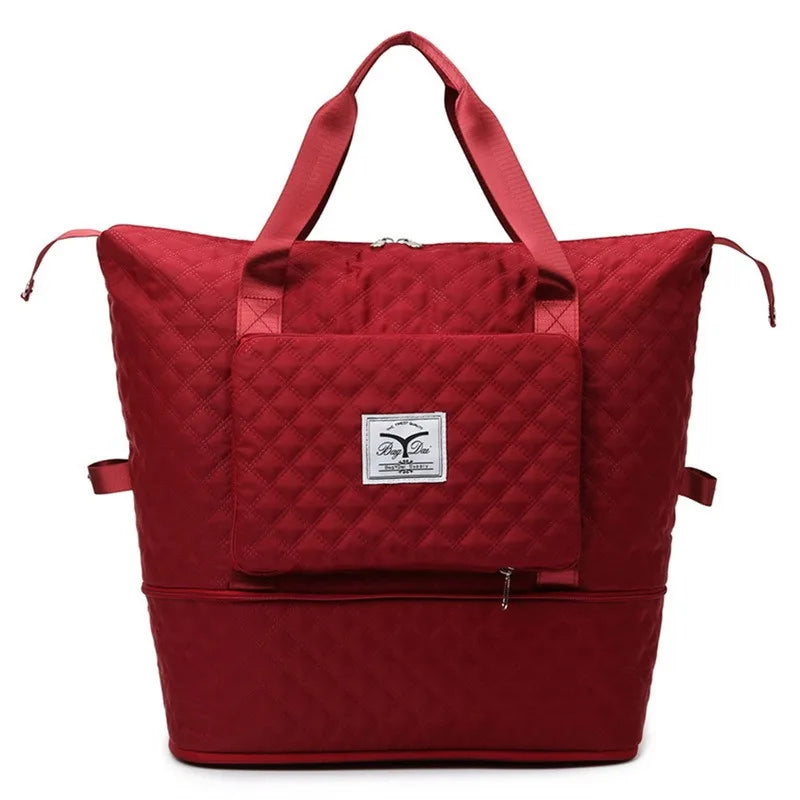 Foldable Travel Bag Waterproof Handbag Large Capacity Tote Bag Women Gym