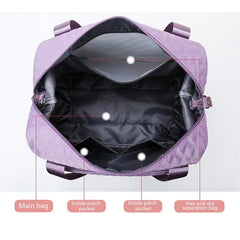 Foldable Travel Bag Waterproof Handbag Large Capacity Tote Bag Women Gym