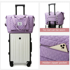 Foldable Travel Bag Waterproof Handbag Large Capacity Tote Bag Women Gym