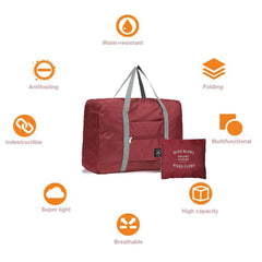 Flamingo Pattern Foldable Travel Bag Waterproof Portable Storage Bag