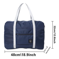 Large Capacity Foldable Travel Bags Golden Flower Letter Pattern