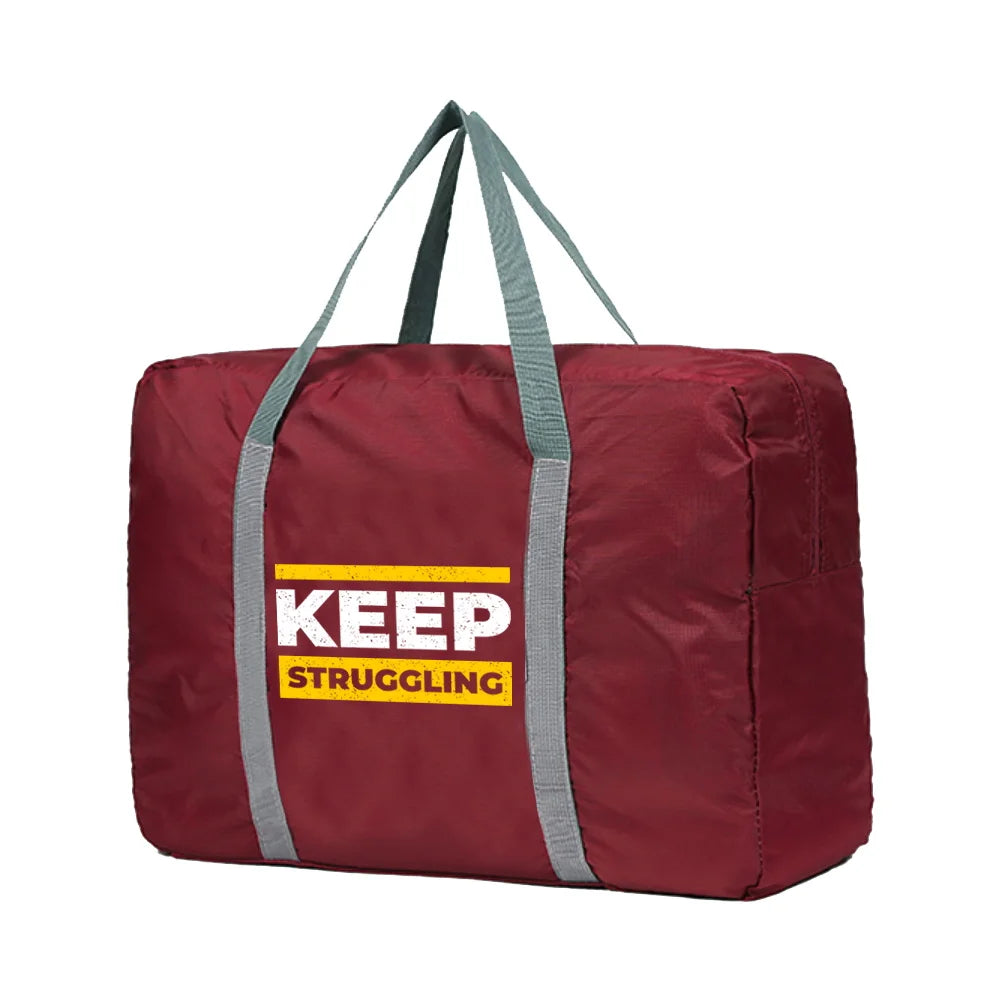 Foldable Travel Bags Print Tote Luggage Bag for Women Large Capacity Duffle