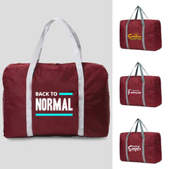 Foldable Travel Bags Print Tote Luggage Bag for Women Large Capacity Duffle