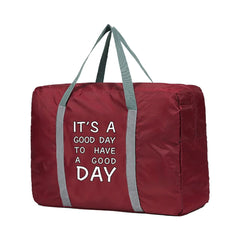 Foldable Travel Bags Portable Clothing Organizer Women Handbags Good Printing Du