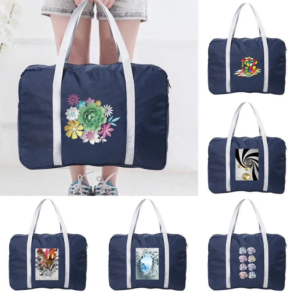 Foldable Travel Bags Unisex Large Capacity Luggage Handbags Men Travel Bags
