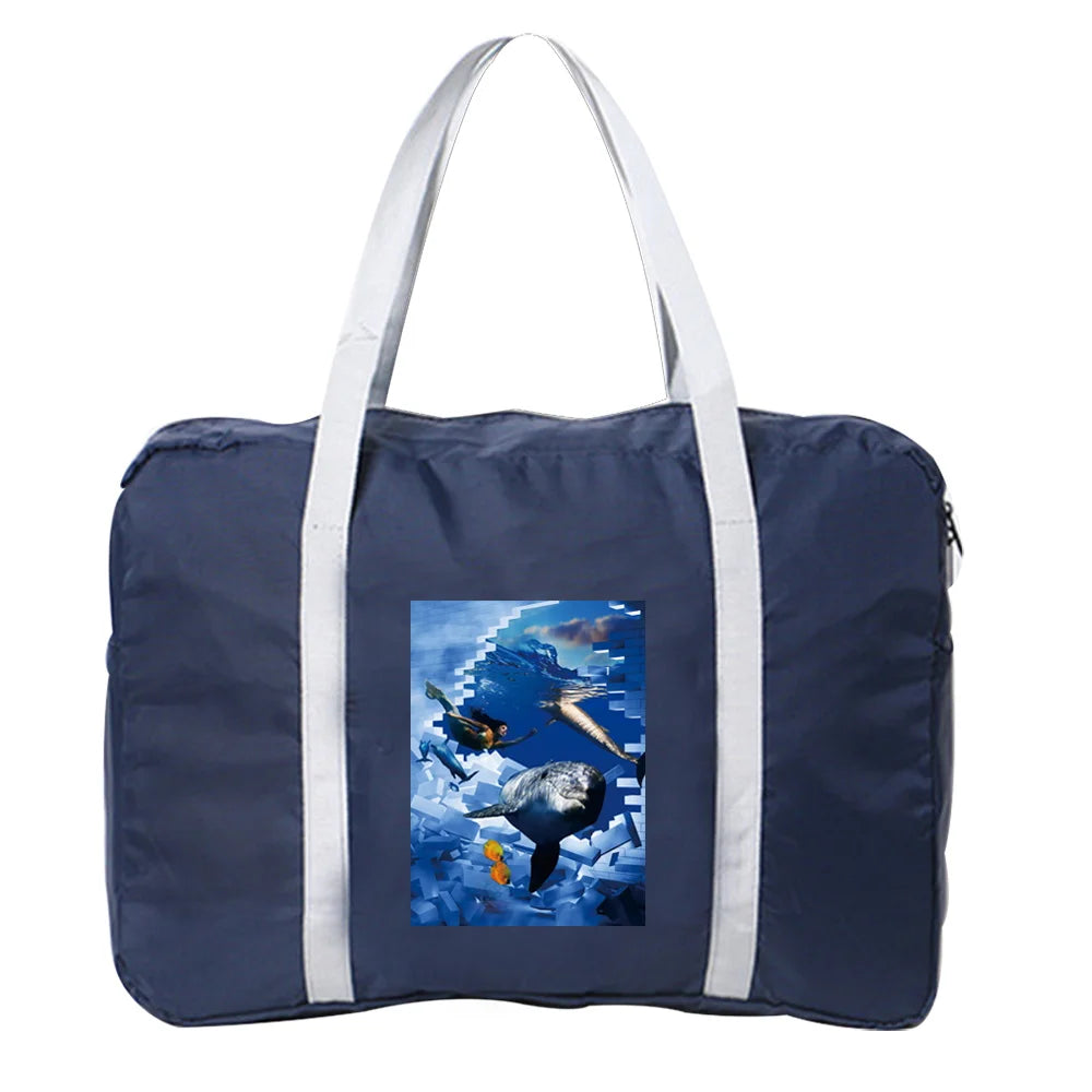 Foldable Travel Bags Unisex Large Capacity Luggage Handbags Men Travel Bags