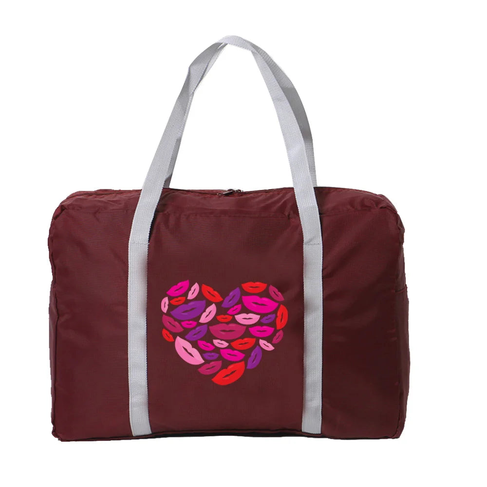 Foldable Travel Bags Unisex Large Capacity Totes Luggage Women Nylon WaterProof