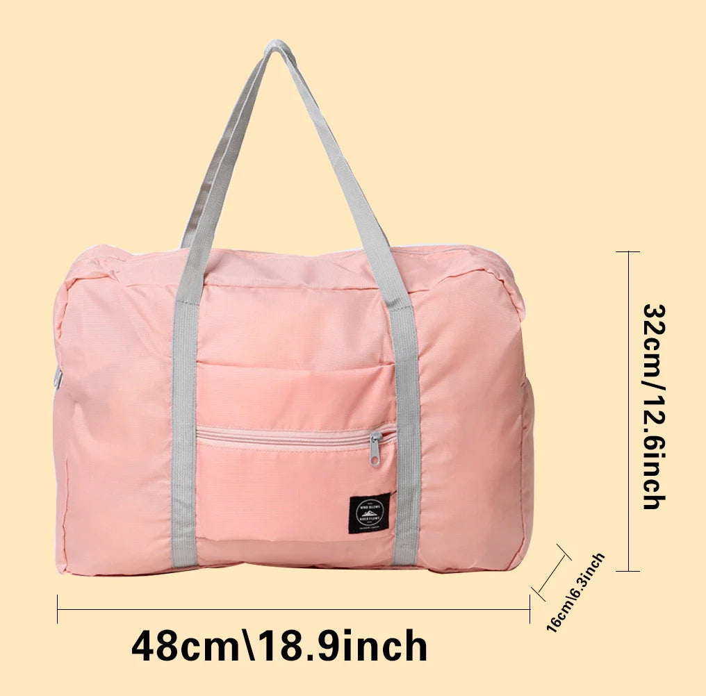 Foldable Travel Bags Unisex Large Capacity Totes Luggage Women Nylon WaterProof