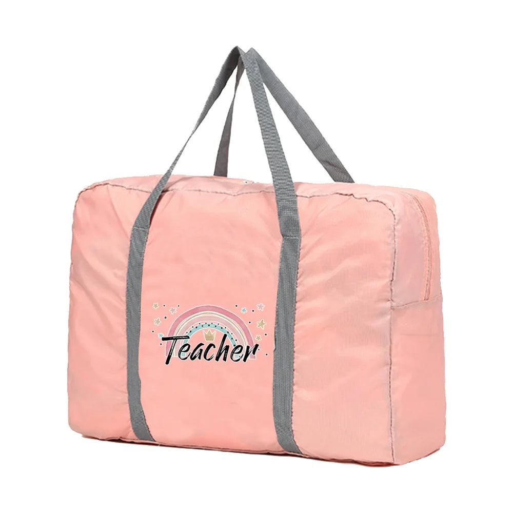 Foldable Travel Bag Nylon Large Organizer Unisex Handbag Men Women Luggage