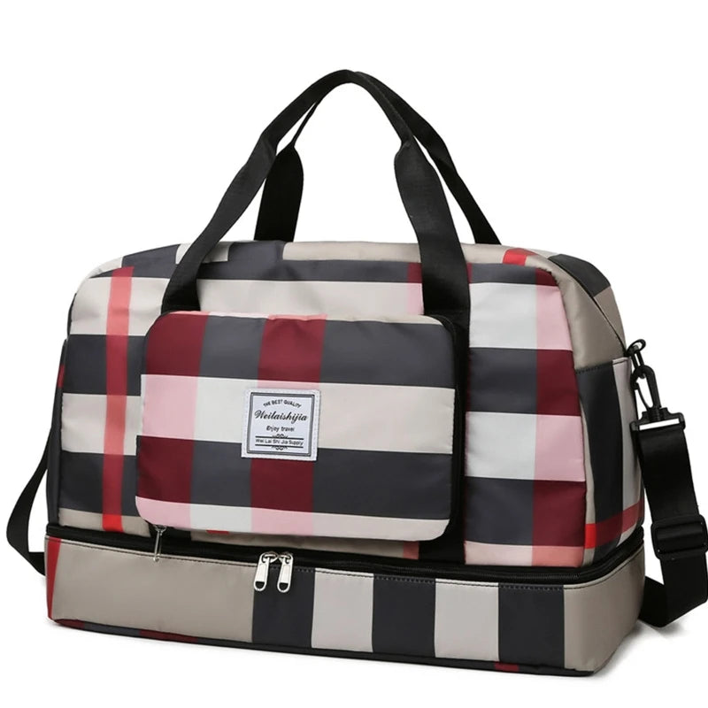 Foldable Travel Bags for Women Large Capacity Men's Sports Bag
