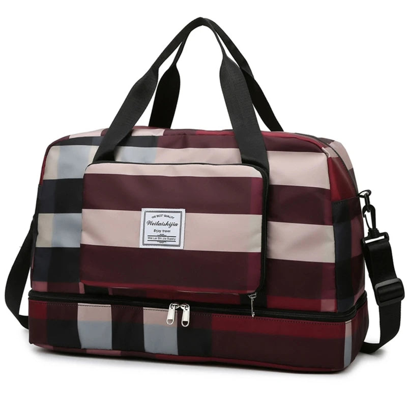 Foldable Travel Bags for Women Large Capacity Men's Sports Bag