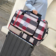 Foldable Travel Bags for Men and Women Large Capacity Weekend Messenger Dry/Wet