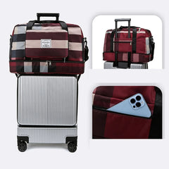 Foldable Travel Bags for Men and Women Large Capacity Weekend Messenger Dry/Wet