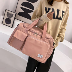 Foldable Travel Duffel Bag with Shoes Compartment Multifunctional