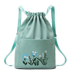 Waterproof DrawString Backpack for Gym Workout Outdoor Running Travel