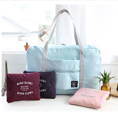 Large Capacity Nylon Travel Bag for Lady Men Clothes Storage